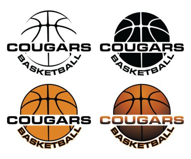 Basketbol Pumaları için Basketbol Tasarımı, basketbol takımları için tasarımın dört farklı versiyonunu içeren harika bir grafiktir. Gömlek tasarımları, promosyon ürünleri ve reklamlar için harikadır..