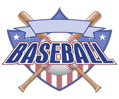 Beyzbol tasarım ile kalkan