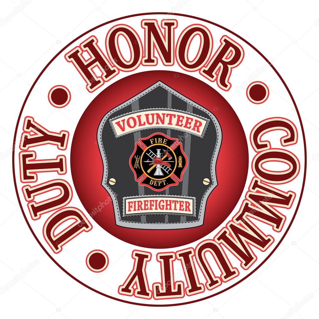 volunteer firefighter duty stock vector awesleyfloyd 92824510