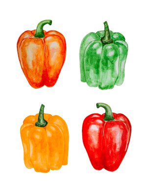 Çeşitli parlak biber ayarla