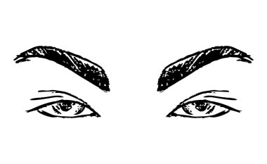 El anahat insan gözü çekilmiş