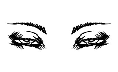 El anahat insan gözü çekilmiş