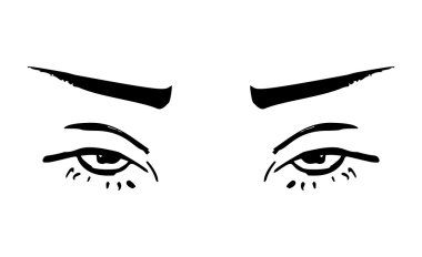 El anahat insan gözü çekilmiş