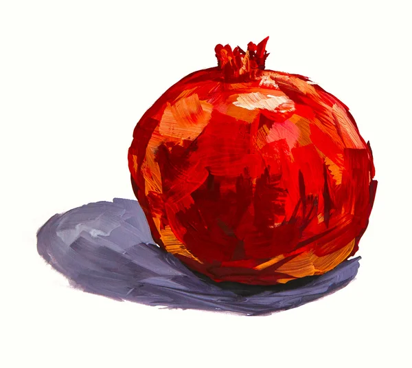 Färgglada frukten granatäpple — Stockfoto