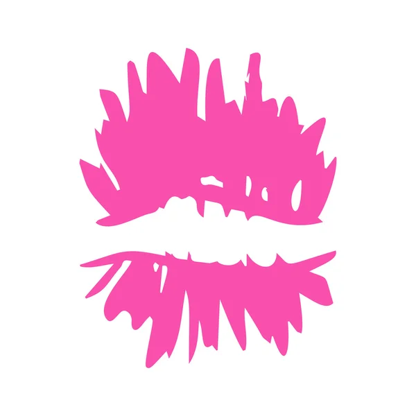 Sexy lippen hand getrokken schets — Stockvector