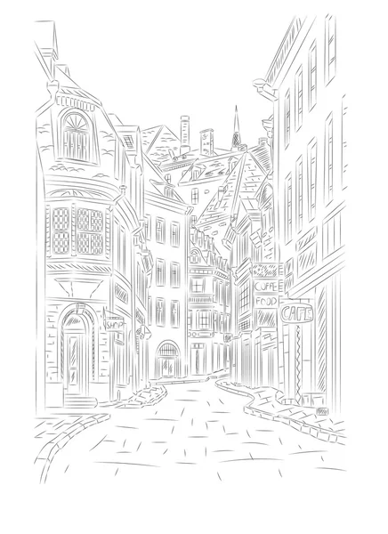 eski şehir sokak kroki