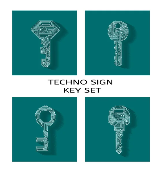 set of techno keys