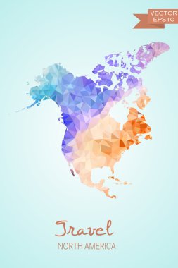 Poly map of North America