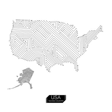 techno harita Amerika Birleşik Devletleri
