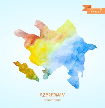 suluboya Azerbaycan Haritası