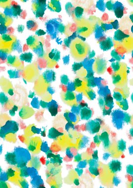 Beyaz arkaplanda suluboya lekeleri