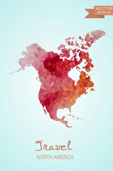 Poly map of North America