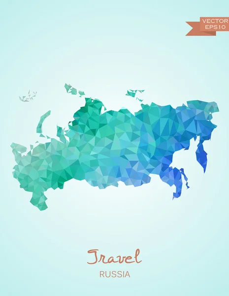 Düşük Poli harita, Rusya Federasyonu