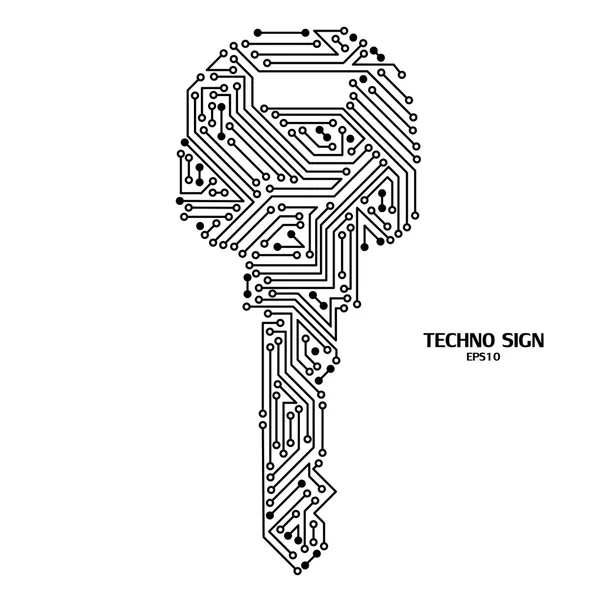 Devre levhasını desen ile anahtar