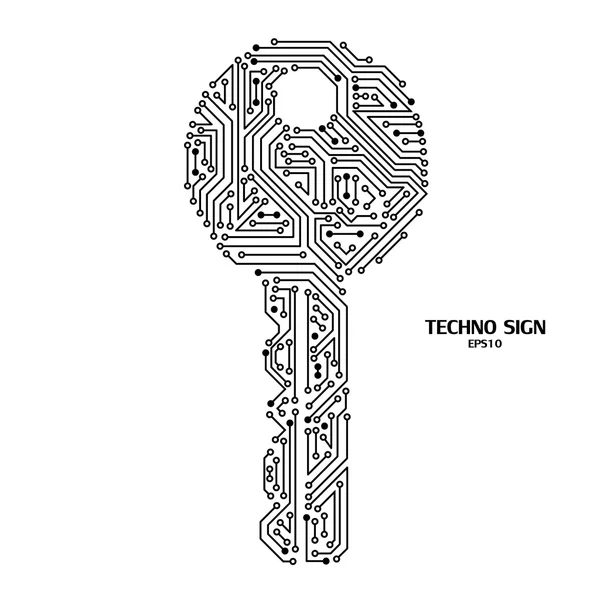 Devre levhasını desen ile anahtar