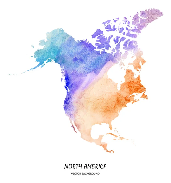 suluboya Kuzey Amerika Haritası