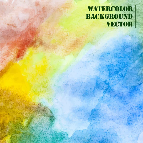 Abstract water color art — Stock Vector