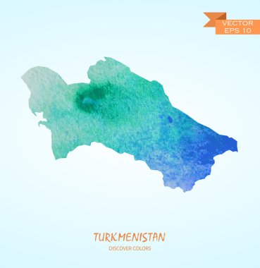 suluboya Türkmenistan Haritası