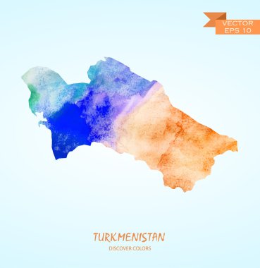suluboya Türkmenistan Haritası