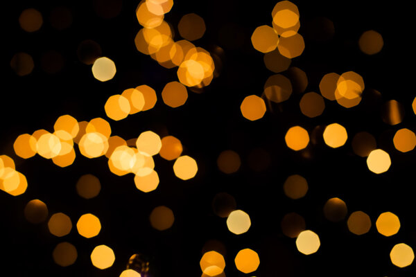 defocused light bokeh