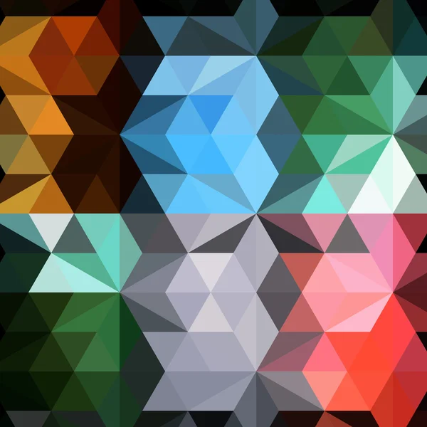 Colorido banner de mosaico — Vector de stock