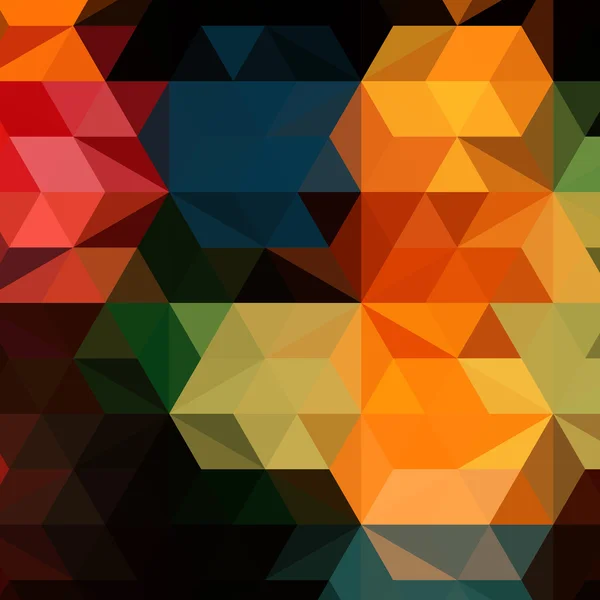 Colorido banner de mosaico — Vector de stock