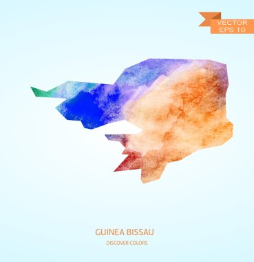 Gine bissau suluboya kroki Haritası