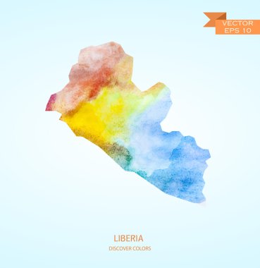 Liberya suluboya çizimi