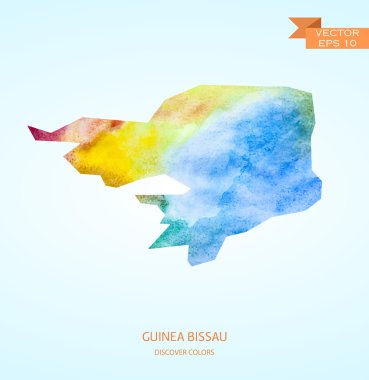 Gine bissau suluboya kroki Haritası