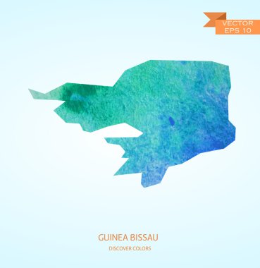 Gine bissau suluboya kroki Haritası