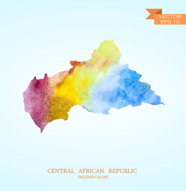 Orta Afrika Cumhuriyeti Haritası