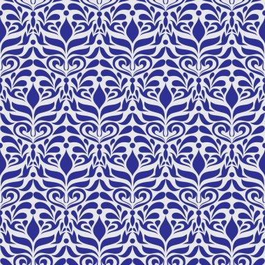 boyalı dikişsiz Süs deseni .