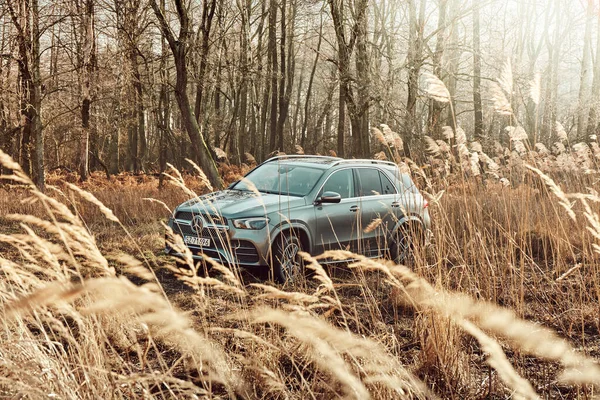 Orzesze Polen 2020 Lyx Mercedes Gle Med 4X4 Drive Road — Stockfoto
