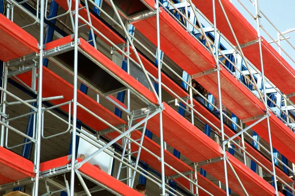 Betongebäude im Bau — Stockfoto