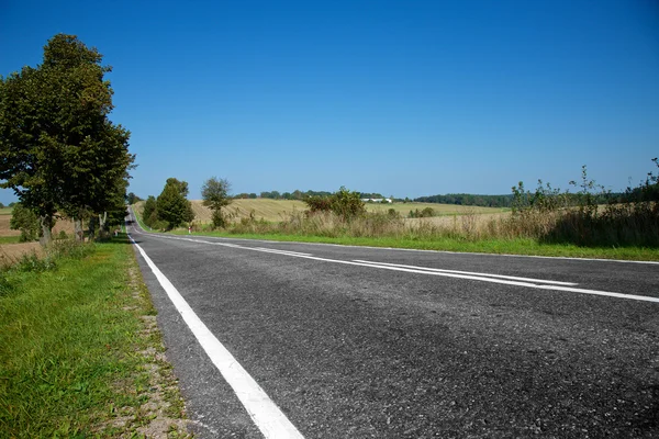 Landvei – stockfoto