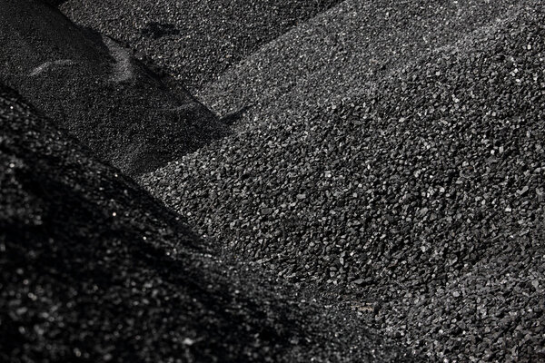 Heaps of coal