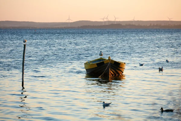 Fishing boats, Baltic sea, Bay of Puck — Stock Photo, Image