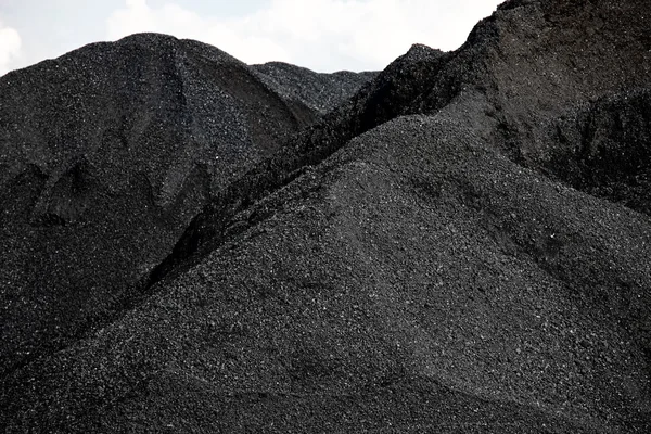Montones de carbón - pequeña profundidad de campo — Foto de Stock