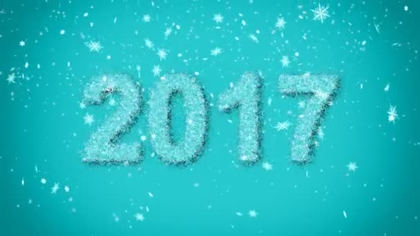 Feliz año nuevo y Navidad — Vídeo de stock