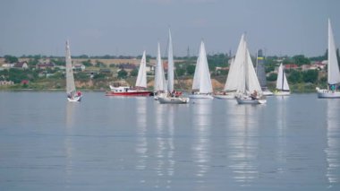 Rotary Sails International Charity Regatta. Ukrayna 'nın Nikolaev kenti. 12 Eylül 2020.