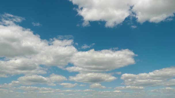 Movimento Accelerato Time Lapse Delle Nuvole Sulle Onde Del Mare — Video Stock