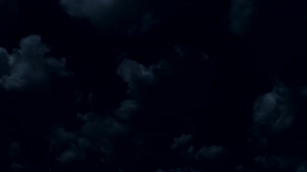 夜空に閃光を放つアニメーション 暗夜の背景 — ストック動画