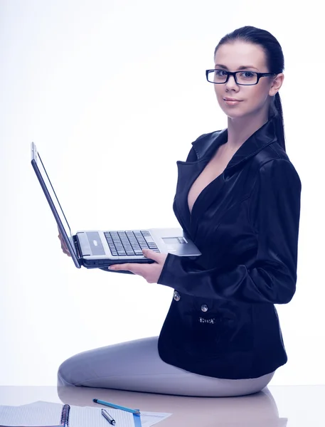 Young woman secretary at work — Stock Photo, Image