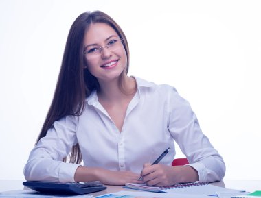 Genç kadın Sekreter