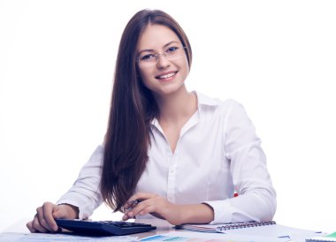 Genç kadın Sekreter