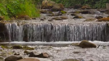 Şelale village Pylypets, Karpatlar yakınındaki dağlarda