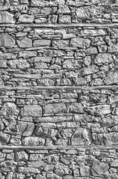 Fondo de pared de piedra en blanco y negro —  Fotos de Stock