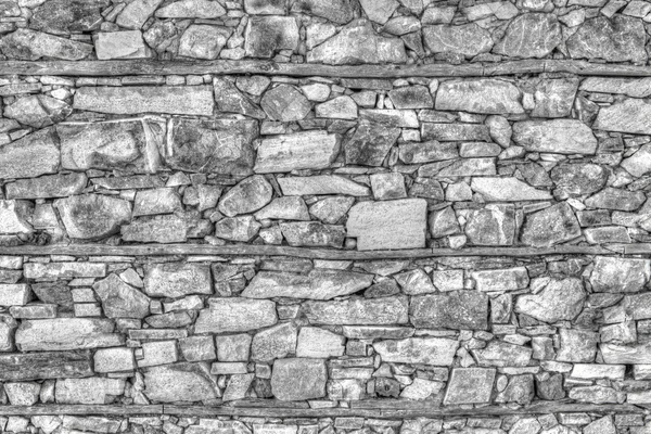 Sfondo muro in pietra bianco e nero — Foto Stock