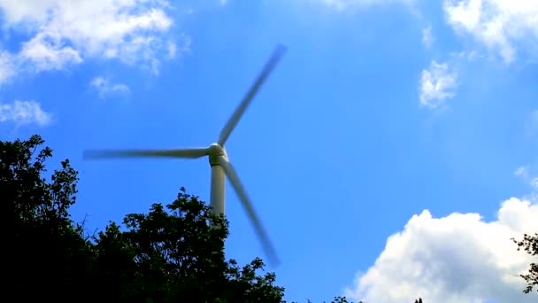 Generador de energía eólica — Vídeo de stock