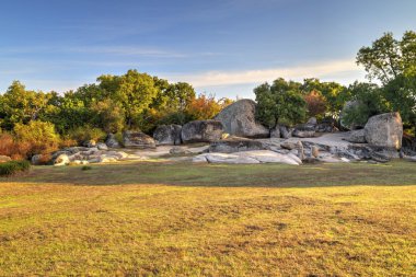 Antik Trakya sığınak ile güzel manzara